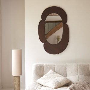 EDA sötét mindifa tükör 75x115