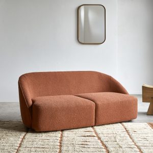 SOREN kanapé  terrakotta