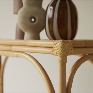 ELLA rattan konzolasztal 120