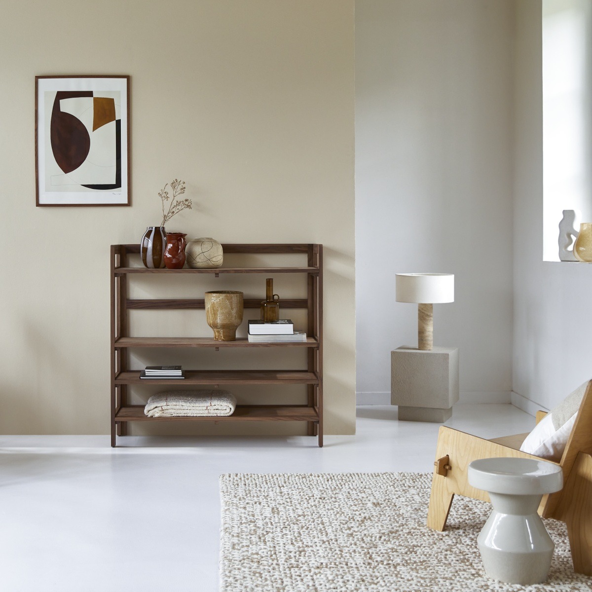 ESMÉE diófa konzolasztal 110x35