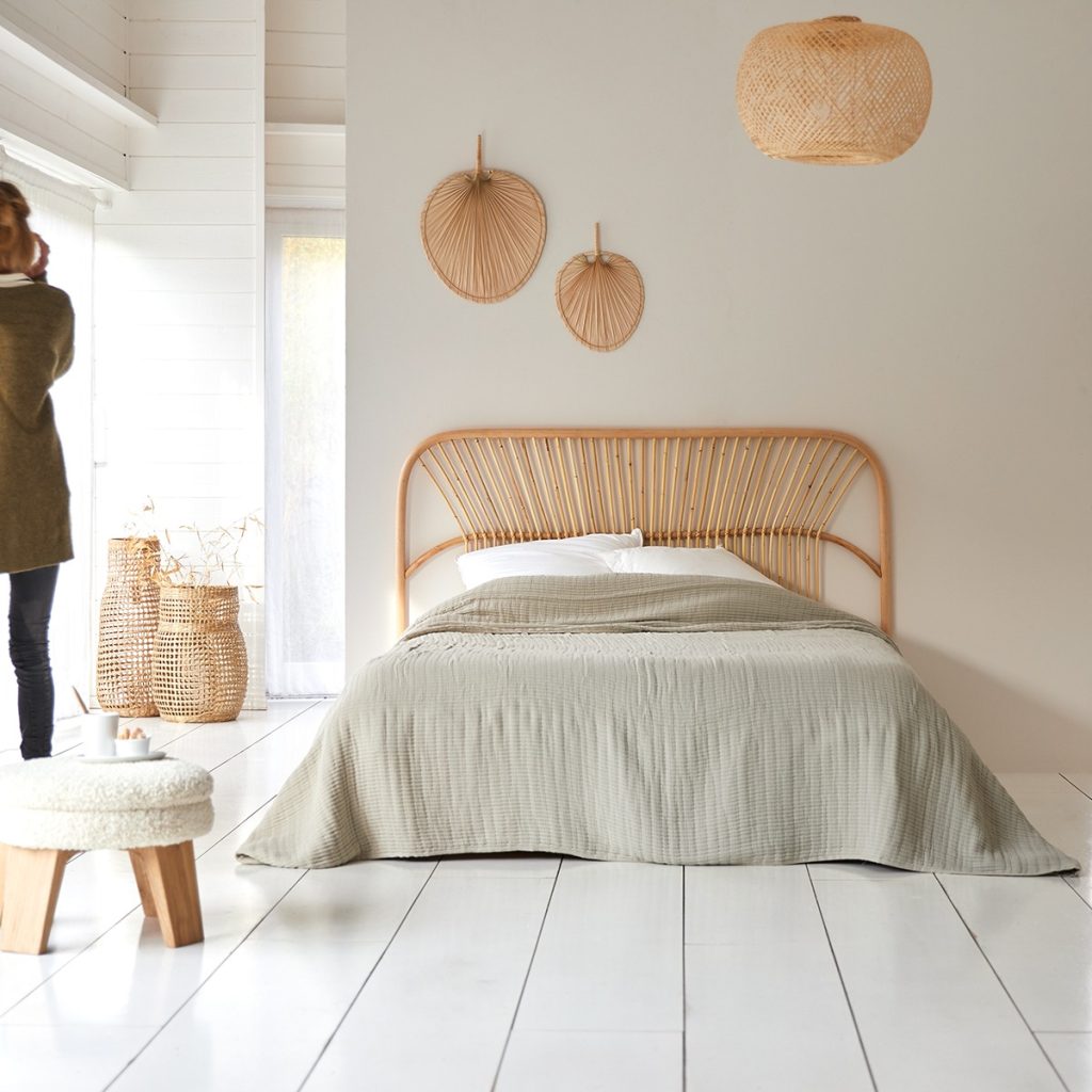 COLETTE rattan ágyvég 160