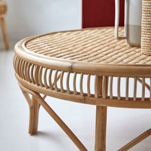 ZITA rattan dohányzóasztal 90