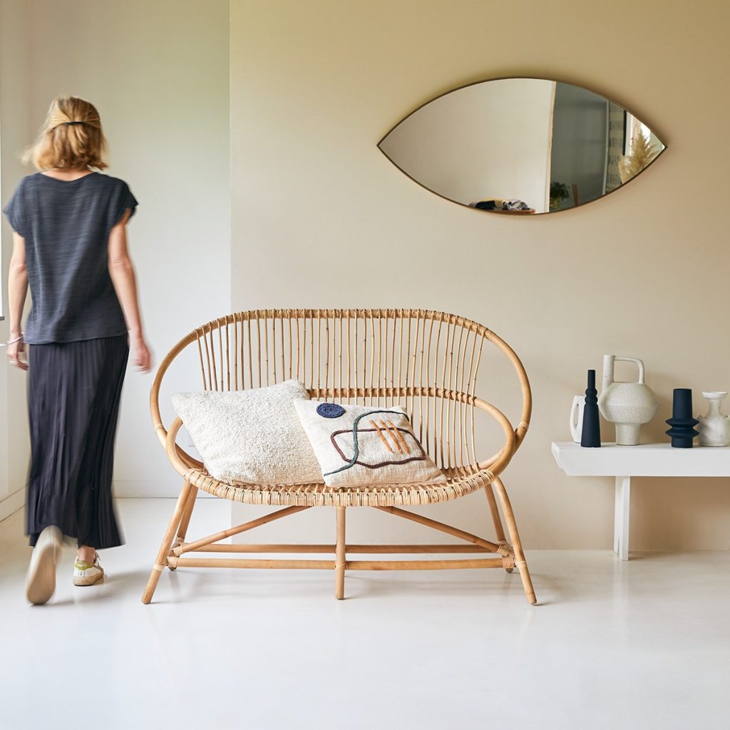 LEONTIE rattan dupla fotel